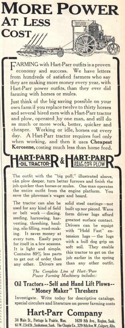 Hart Parr Ad