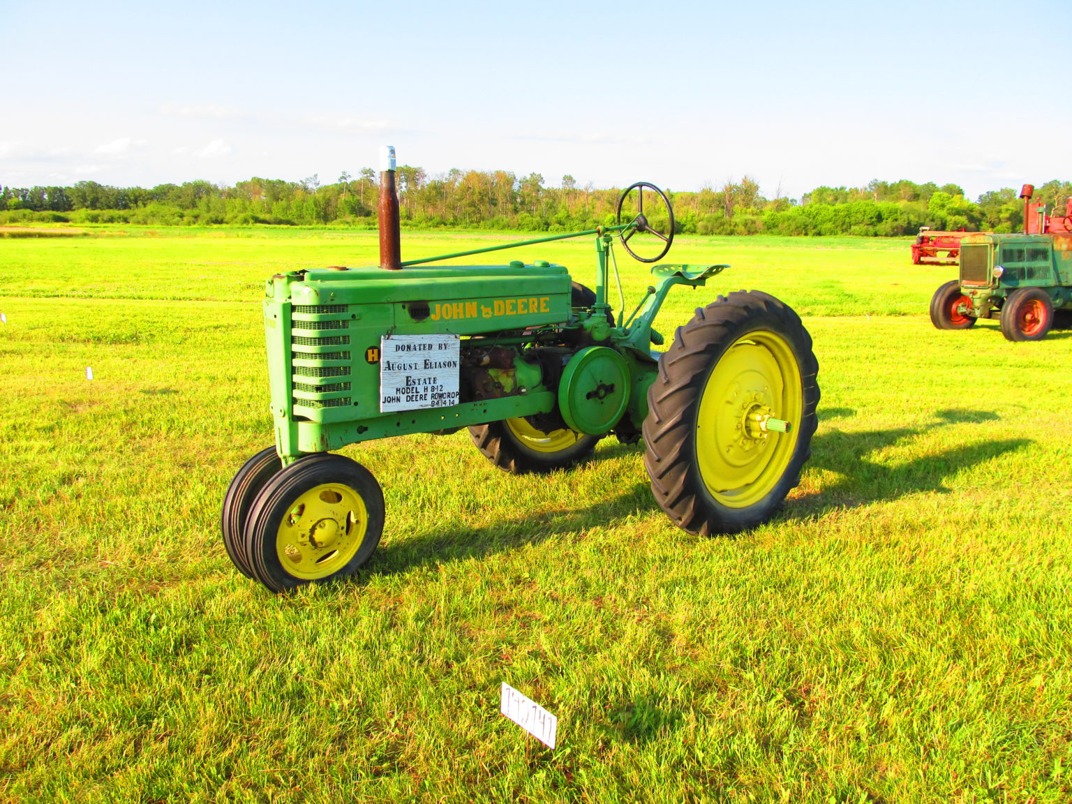 John Deere Model H Tractor Eliason Manitoba Agricultural Museum